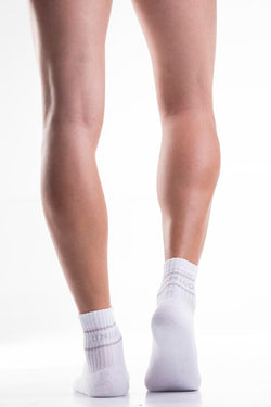 Unico Sport Short Socks White Cotton
