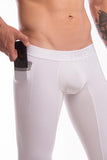 Unico Boxer Long John Force White With Pocket