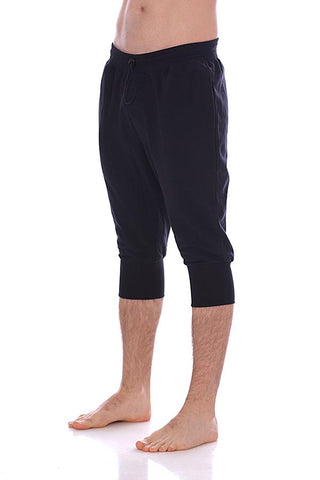 Unico  Comfort  Jogger Capri Be Legendary Black Cotton