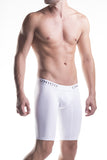 Boxer Athletic Xtra Long Leg WHITE CRISTALINO Cotton