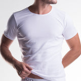 Unico Crew Neck Short Sleeve T-Shirt White
