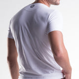 Unico V-Neck Short Sleeve T-Shirt White