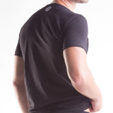 Unico V-Neck Short Sleeve T-Shirt Black
