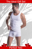 Unico Gift Set Cotton. Classic VEST White and Classic Boxer Short White Cotton